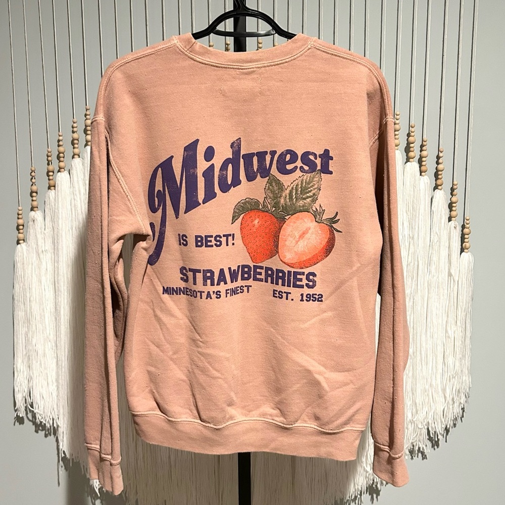 ANTHROPOLOGIE Graphic Pullover Sweatshirt, Size XS - Picture 5 of 5